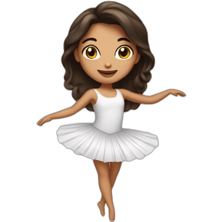 Danseuse brune emoji