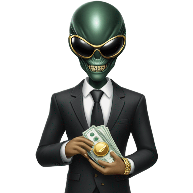 Millionaire xenomorph emoji