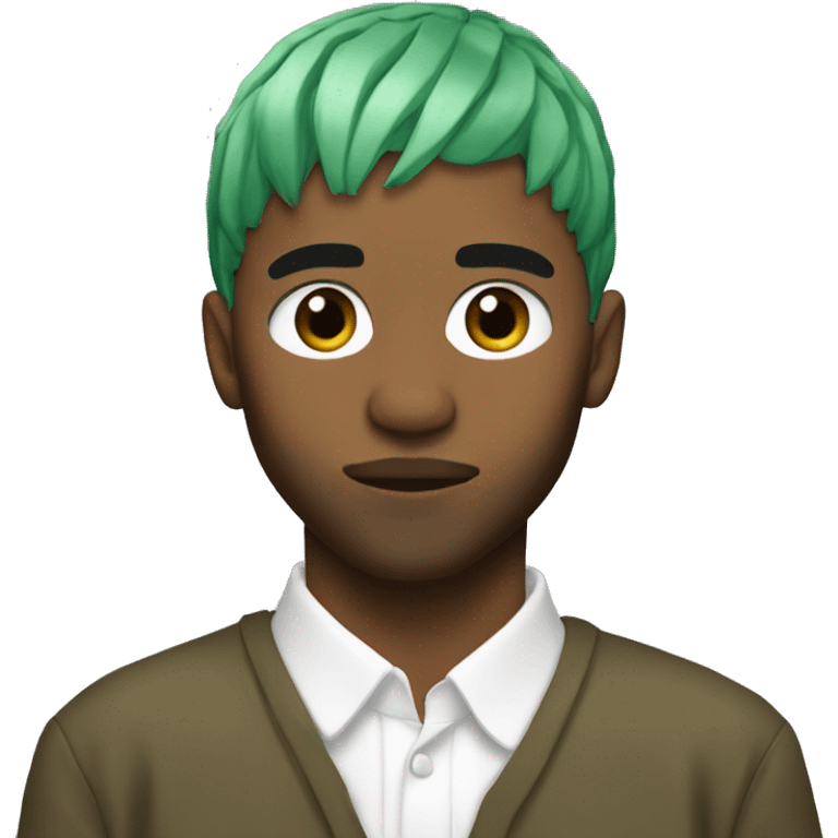 Frank Ocean Green Hair Blonde emoji