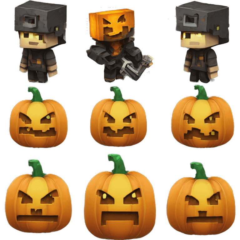 minecraft pumpkin halloween badge cinematic cyberpunk pokemon emoji