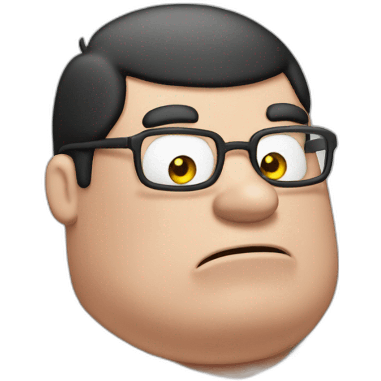 Peter-griffin-with-mean-face emoji