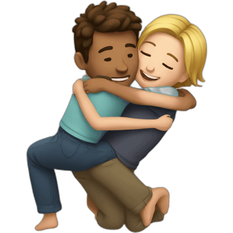 Hug relationship emoji