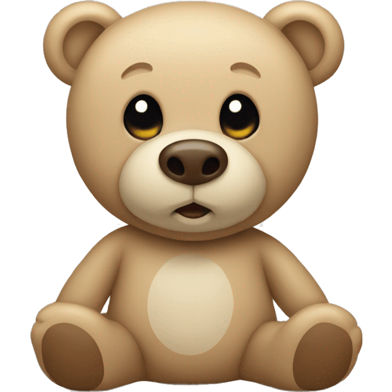 beige teddy bear emoji