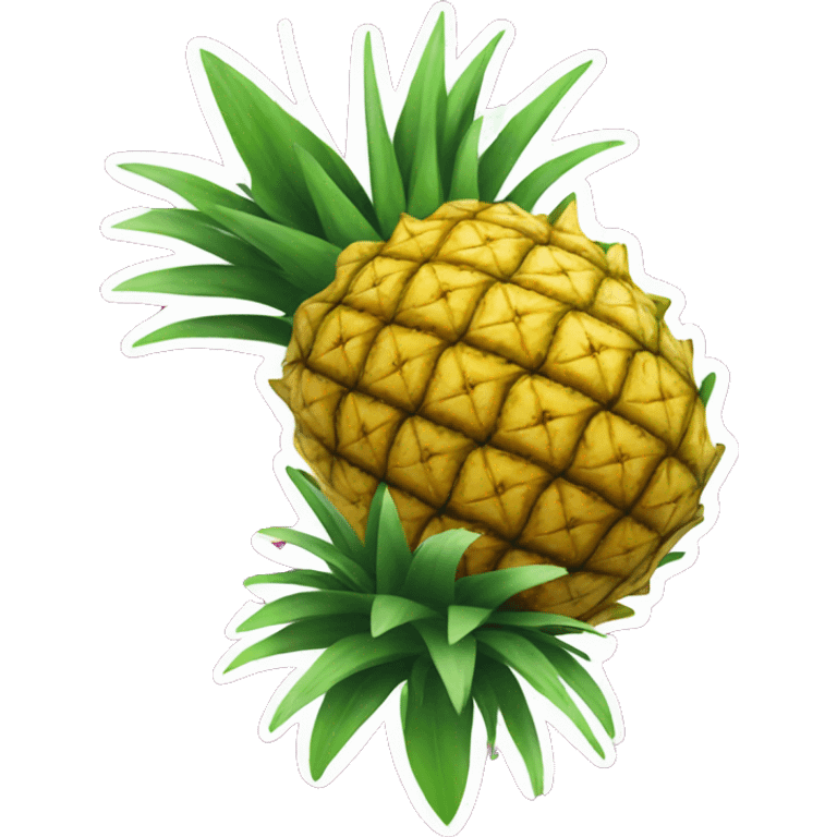 Upside down pineapple emoji