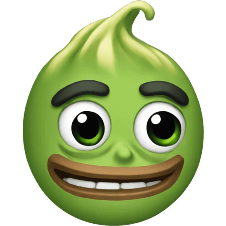 a Pepe pumped emoji