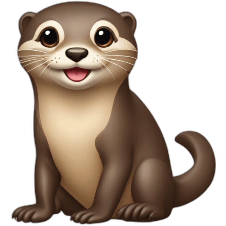 Loutre sur tortu emoji