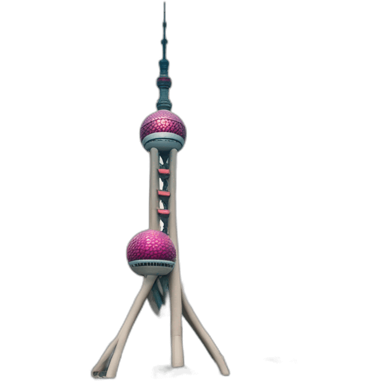 Shanghai-oriental pearl tower emoji