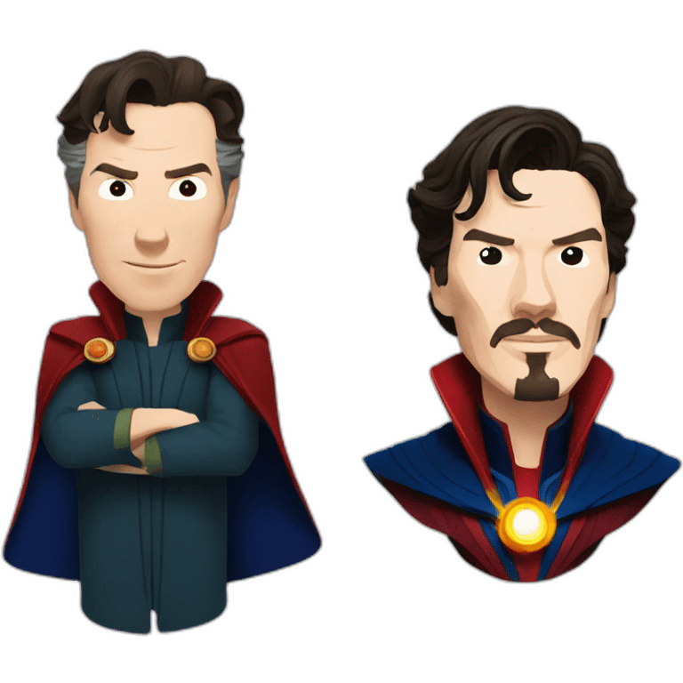 benedict cumberbatch with doctor strange emoji