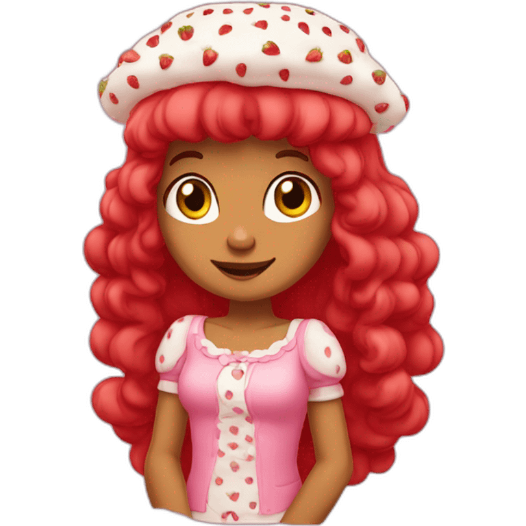 strawberry shortcake cartoon emoji