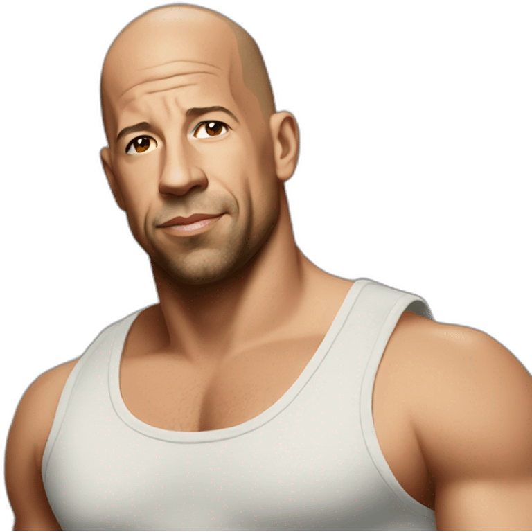 Vin diesel in tanktop emoji