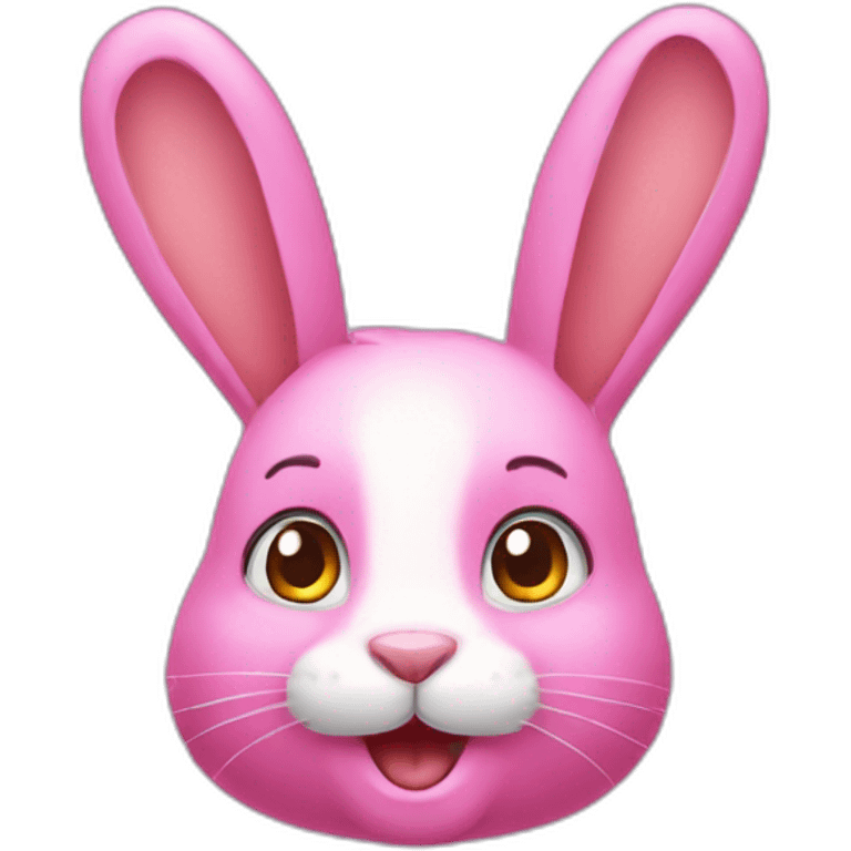 pink rabbit emoji