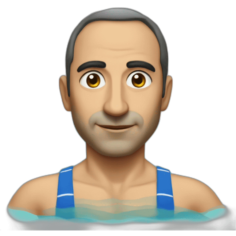 zemmour à la piscine emoji