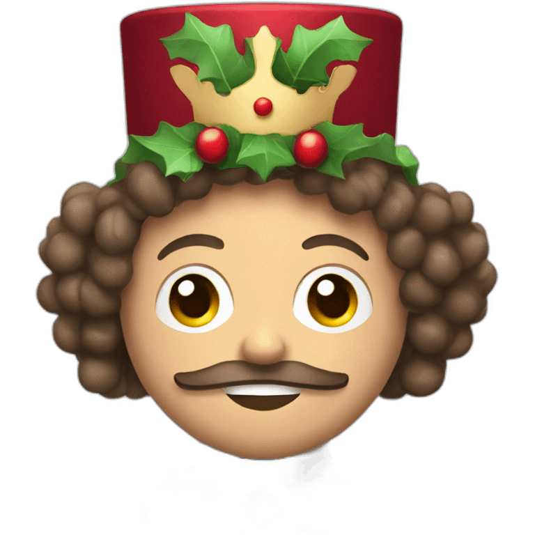 christmas nutcracker emoji