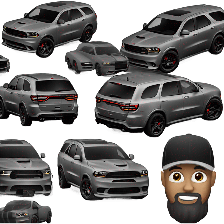 SRT dodge durango hellcat black 2024 emoji