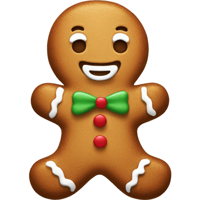 Gingerbread man emoji