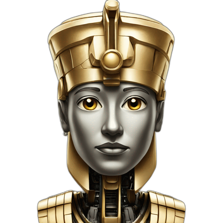 robotic pharaoh ai emoji