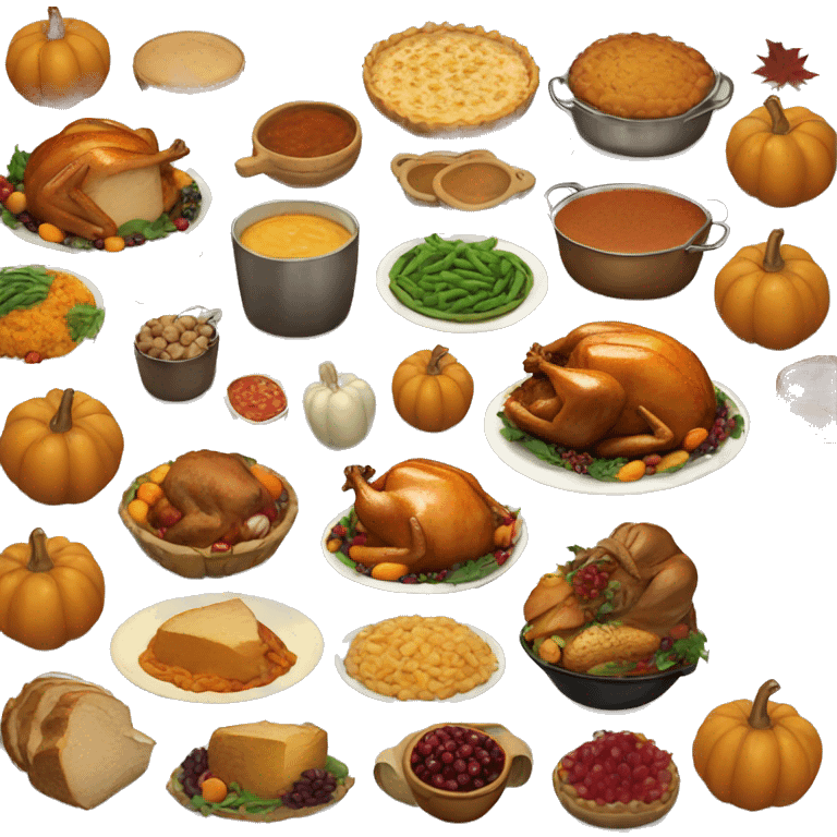 Thanksgiving food  emoji