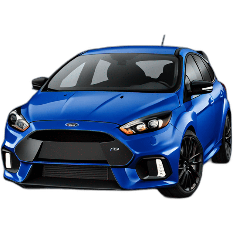 Ford focus RS dark blue emoji