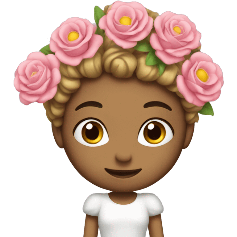 flowers with marriage  emoji