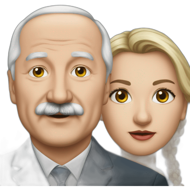 Lukashenko and Ukrain  emoji