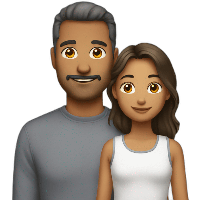 dad daughter emoji