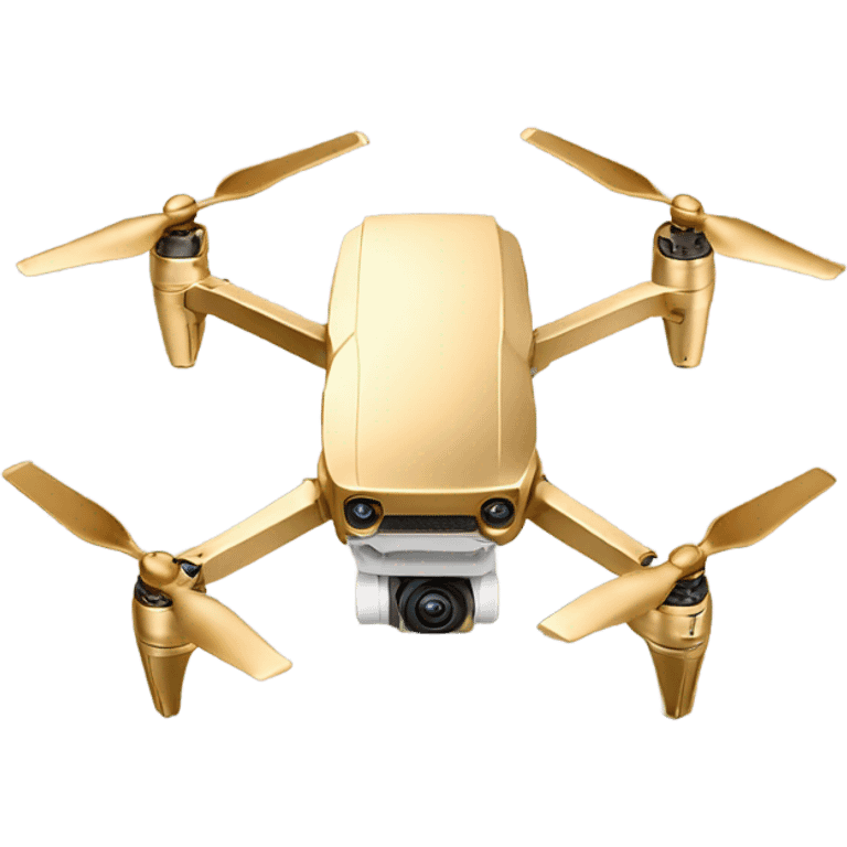 Gold DJI air 3 emoji