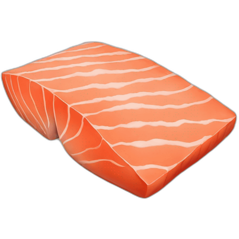 Salmon meat emoji