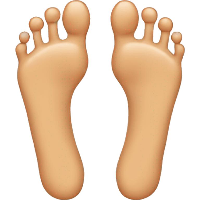 foot with 100 toes emoji