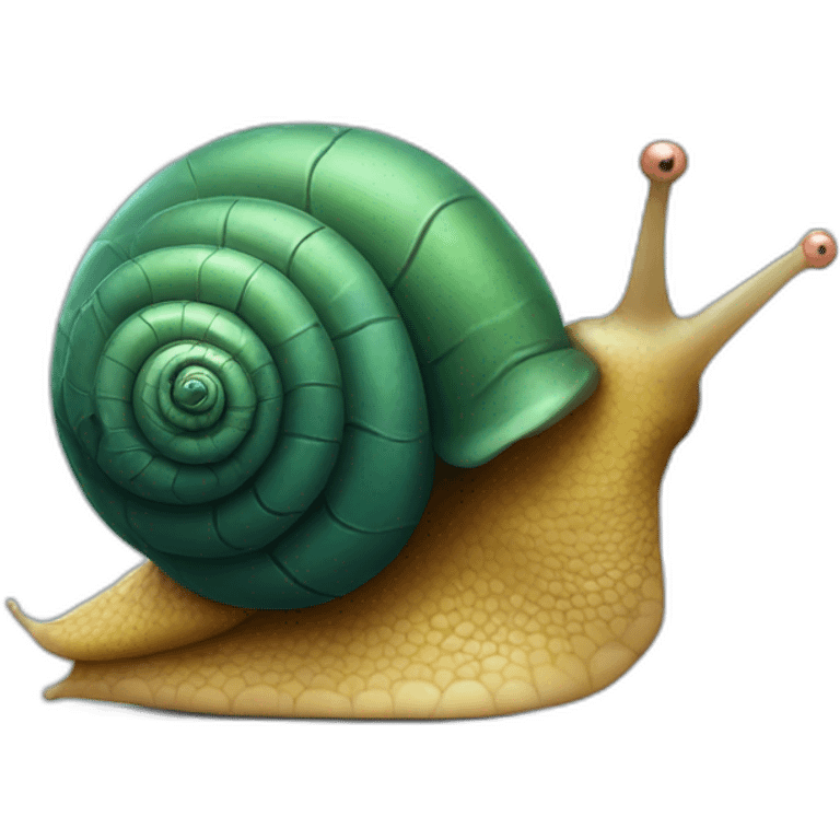 snail with punk crest emoji