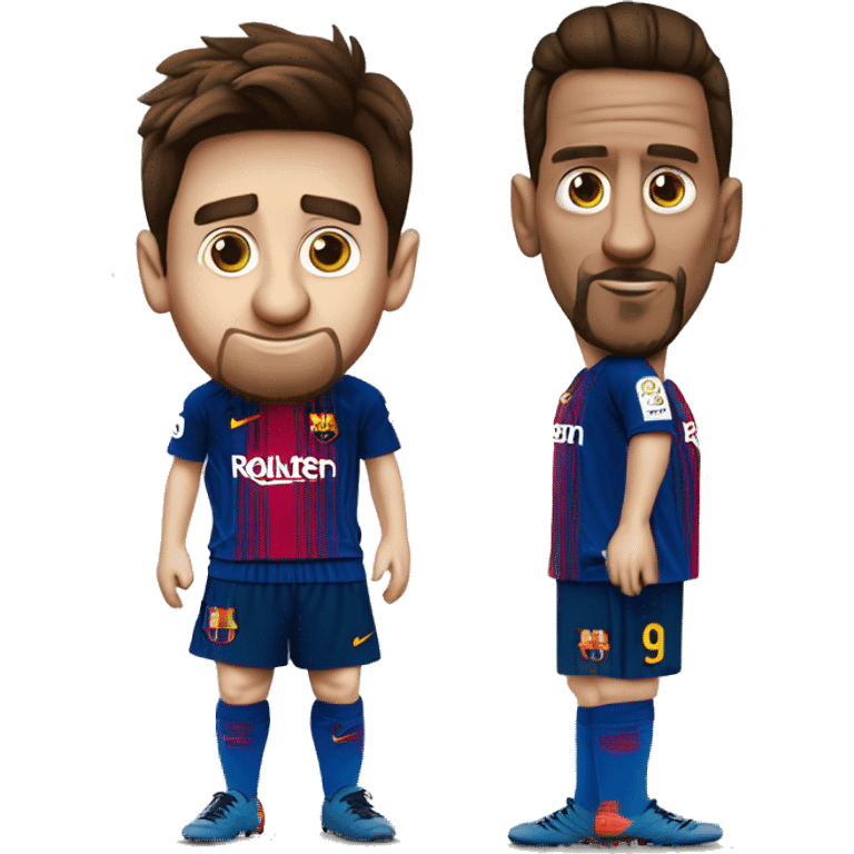 Creame a Lionel Messi con la camisa del Barcelona  emoji