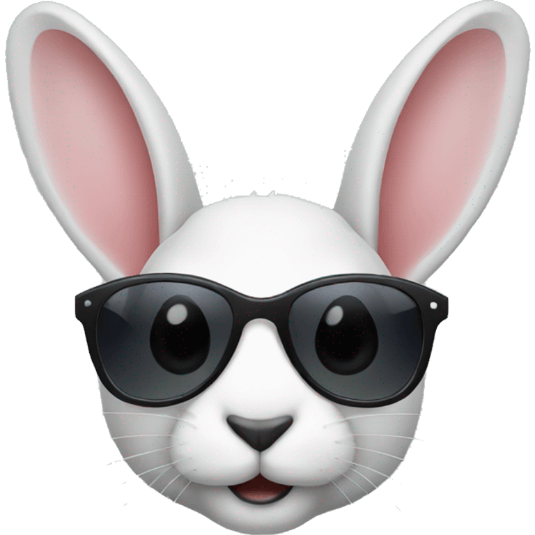 rabbit with sunglasses emoji