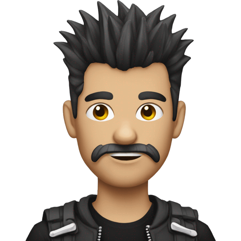 punk man emoji