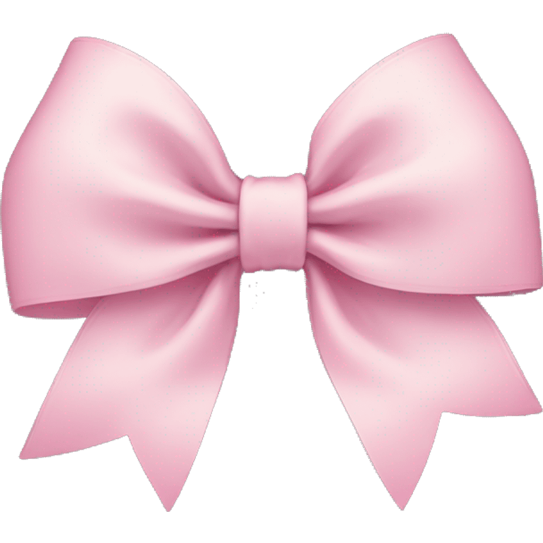 Pastel pink bow  emoji