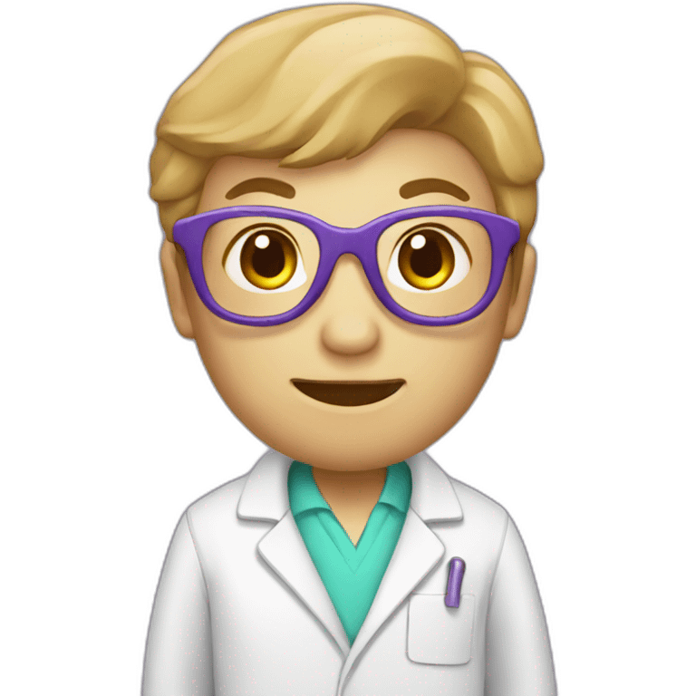 "laboratory coat" purple emoji