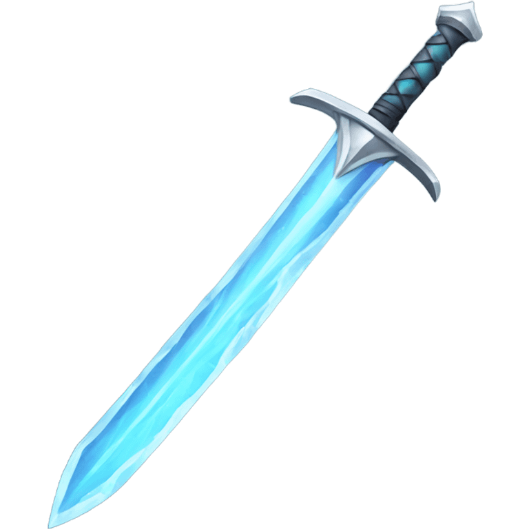 Ice sword emoji