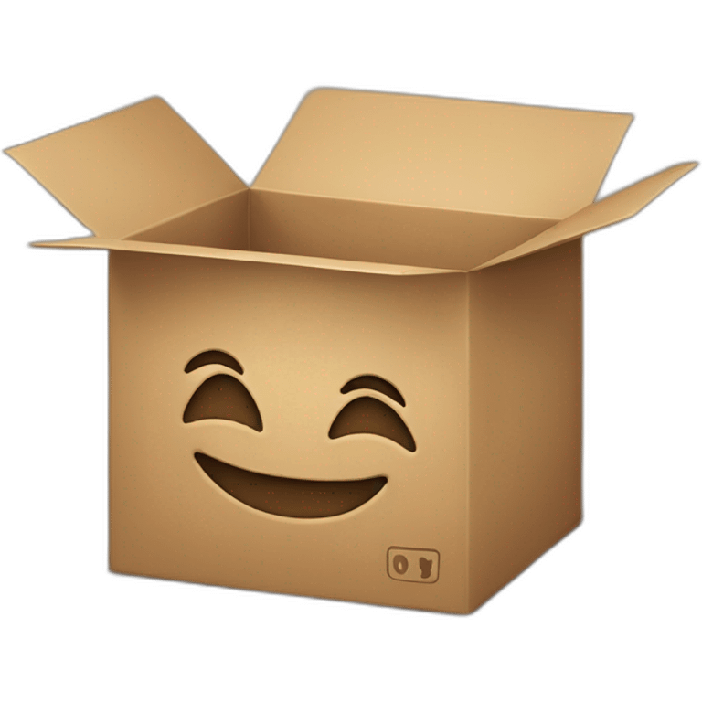 box with smile emoji