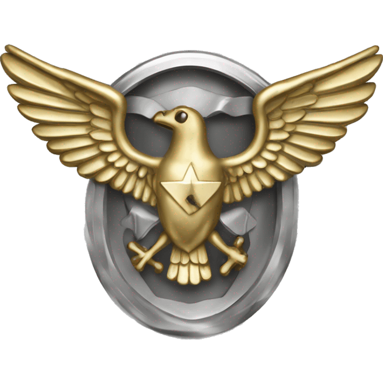 Silver Colonel insignia emoji