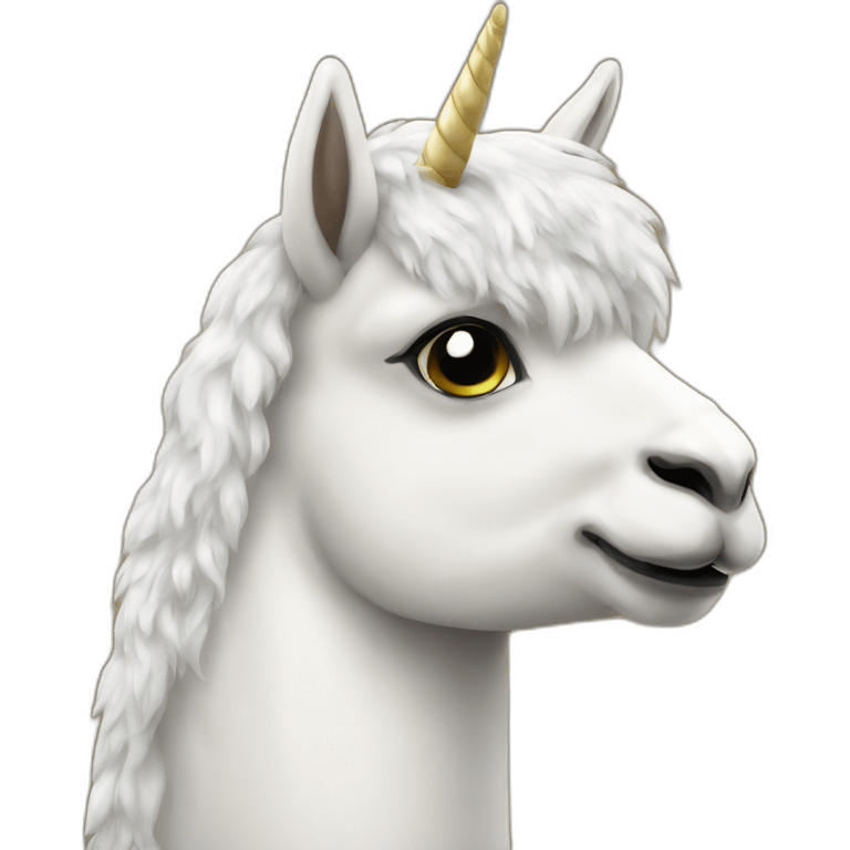 alpaca unicorn emoji