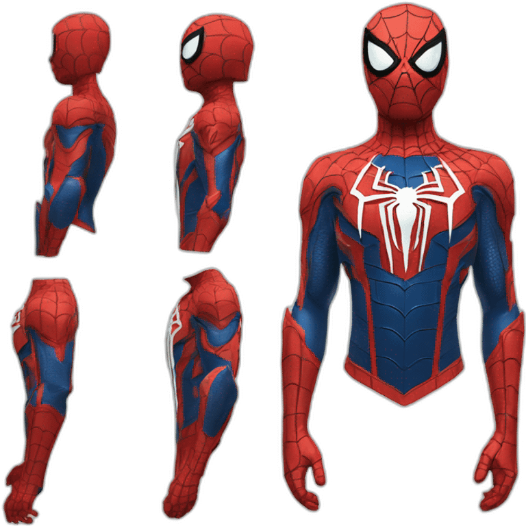 spiderman futuristic armor emoji