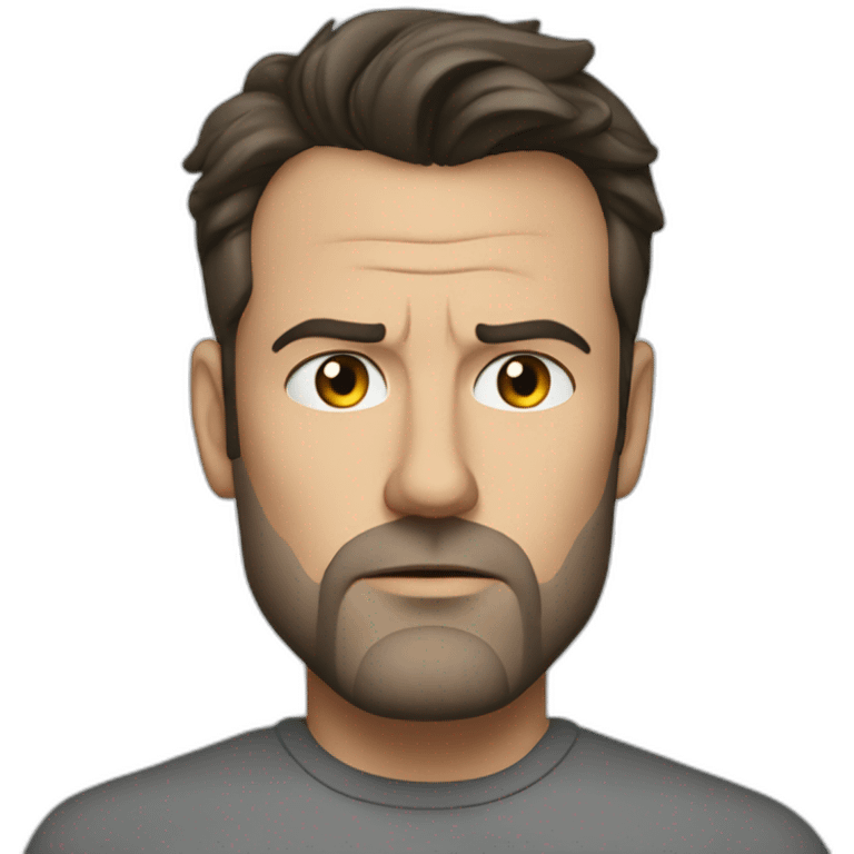 Ben Affleck serious emoji