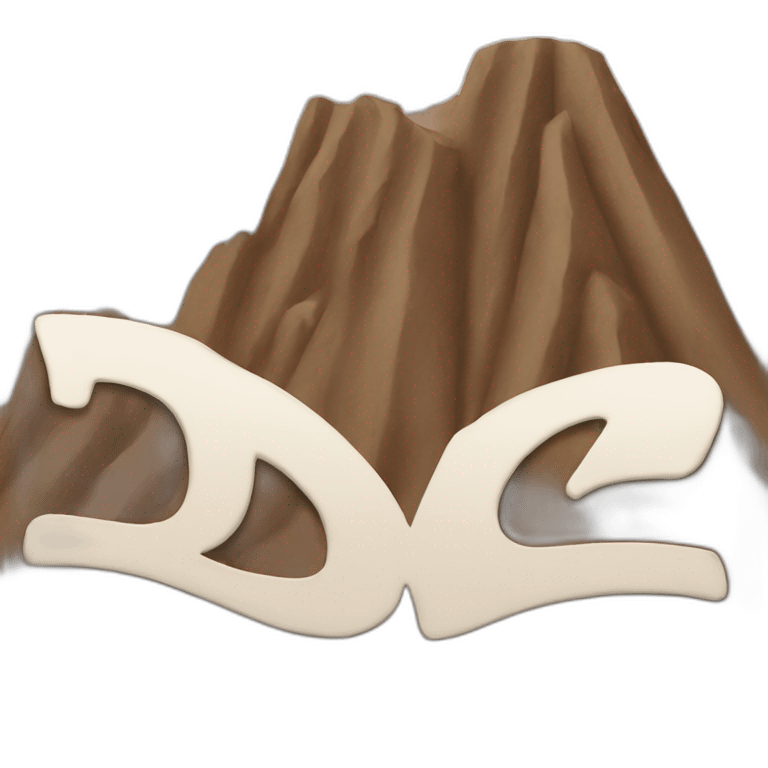 Brown Mountain with the initials DC emoji