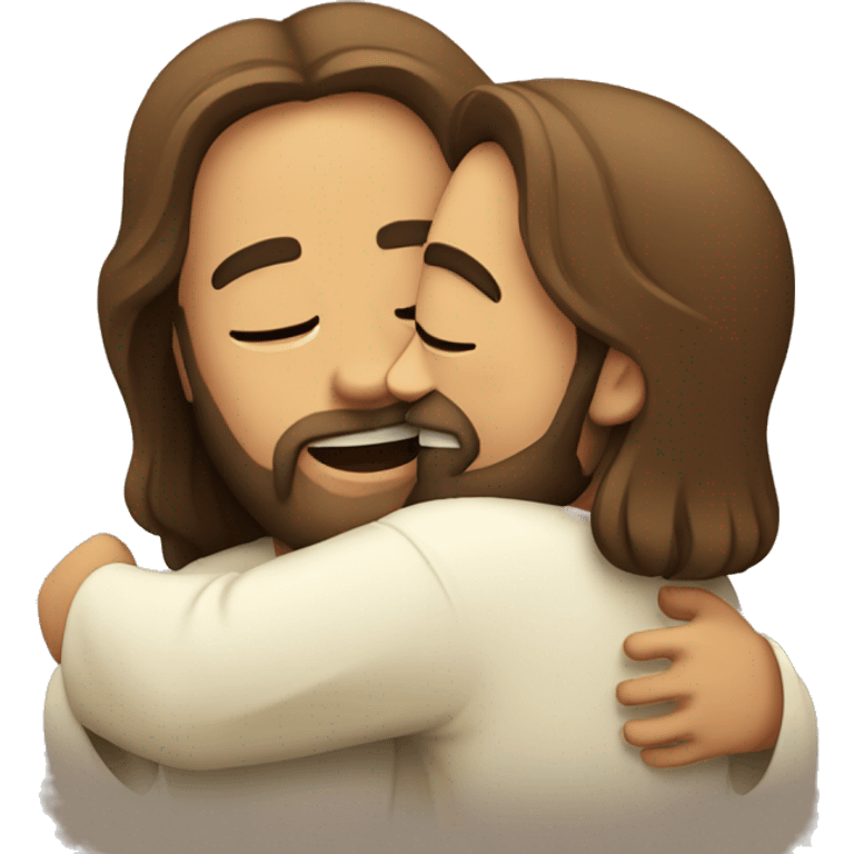 jesus christ hugging someone emoji