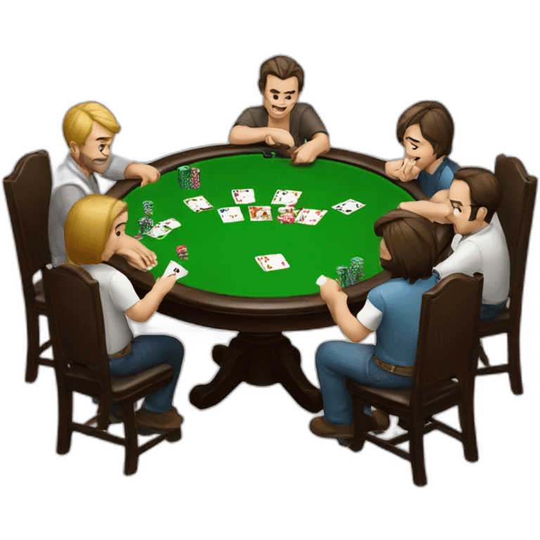 Poker play emoji