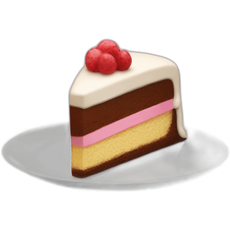 Slice of cake emoji