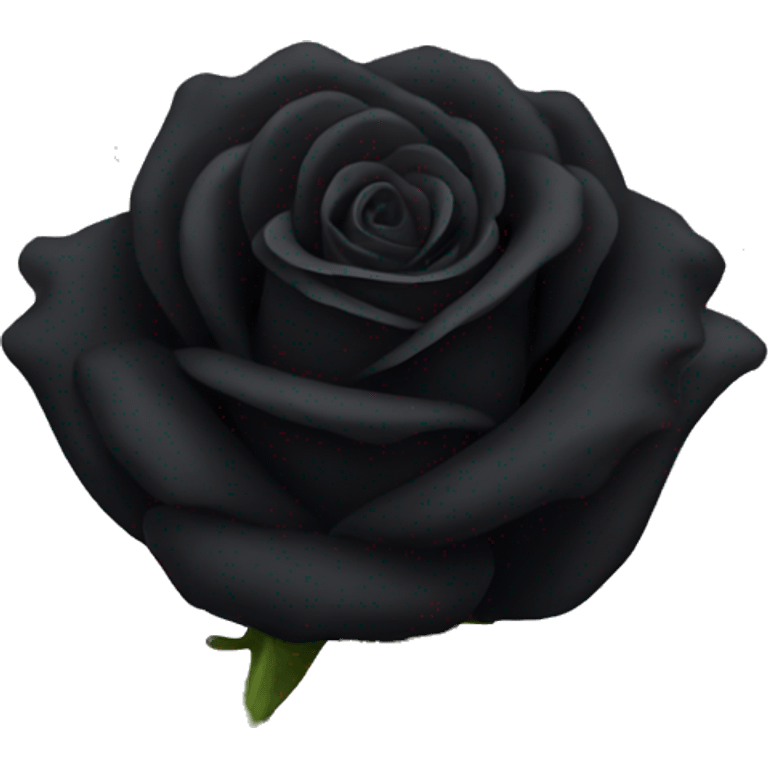 Black rose emoji