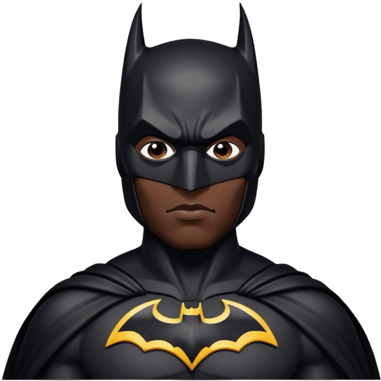 Black batman emoji