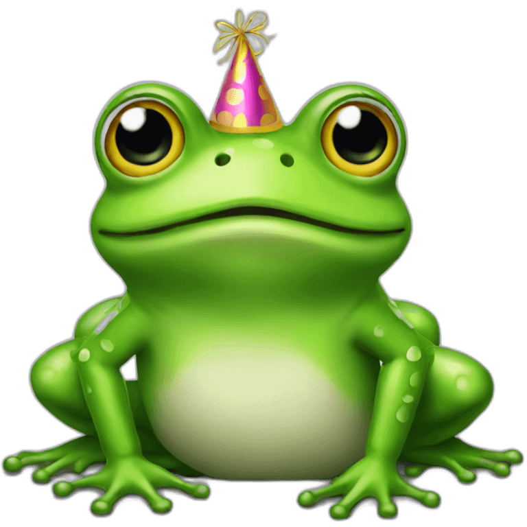 party frog emoji