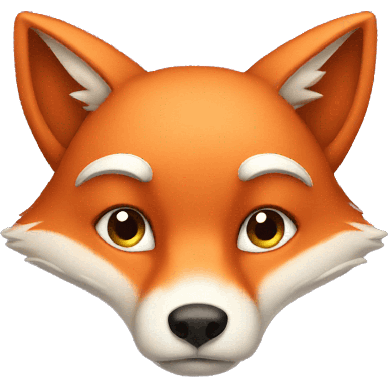 sad fox emoji