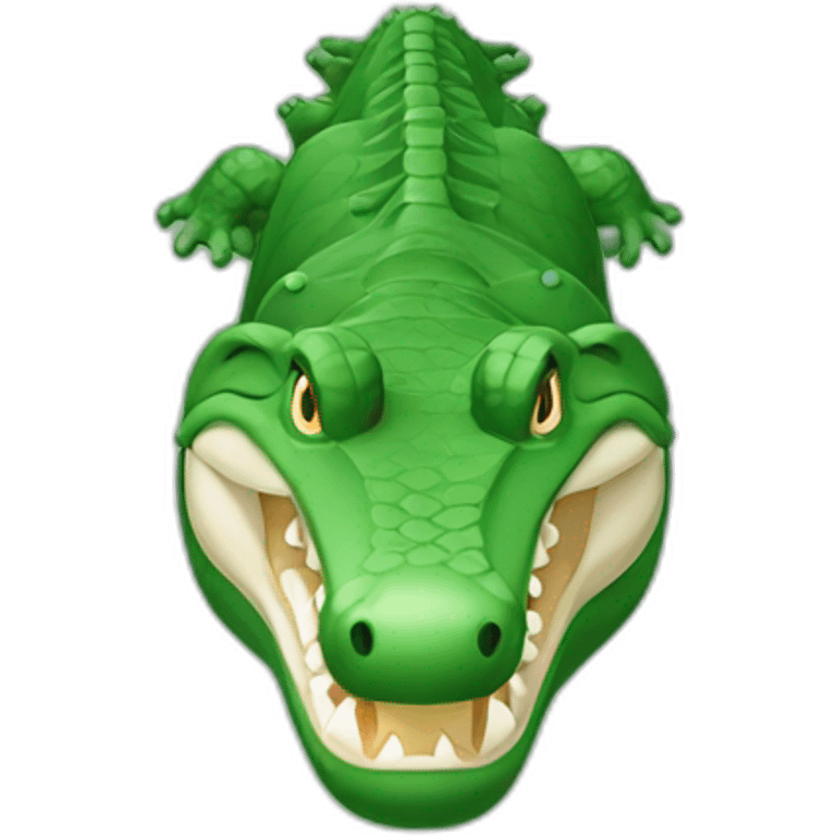 Crocodile from above emoji