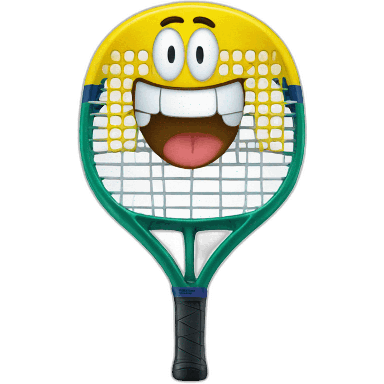 padel racket smile emoji